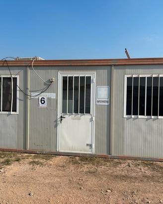 Baracca uso ufficio/abitativo wc doccia lavabo+2 s