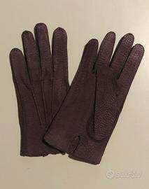 guanti in pelle pecari da donna taglia S