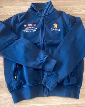 Felpa Full Zip Marina Militare Taglia M