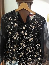 Elegante maglia Mara nera