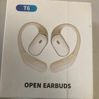 Auricolari bluetooth open earbuds T6