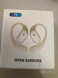 Auricolari bluetooth open earbuds T6
