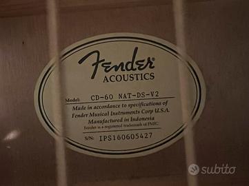 Fender Acustica cd-60
