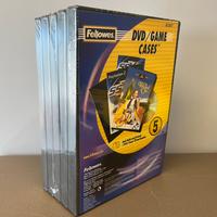 Custodie dvd Fellowes 5 pz nero