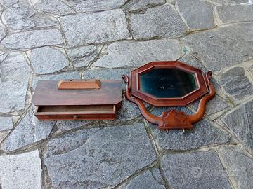 psiche specchiera legno
