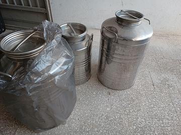contenitori cilindrici acciaio per liquidi