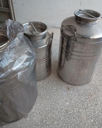 contenitori cilindrici acciaio per liquidi