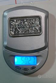 lingotto argento 999 grammi 50 l'Etruria oro