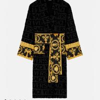 accappatoio versace nero L