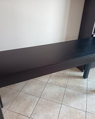 Tavolo consolle legno nero