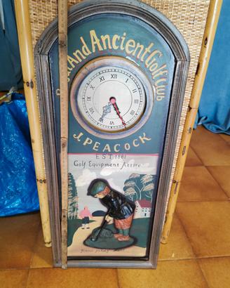 Orologio vintage legno 