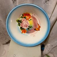 Cesto di vimini e bacile di una volta introvabili