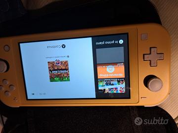 Nintendo lite colore giallo