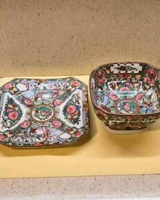 Piatto e tazza centrotavola stile Cantonese 🧧