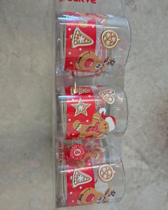 Set bicchieri natalizi