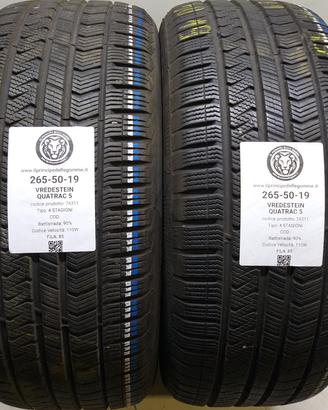 2 GOMME 265 50 19 VREDESTEIN A74311
