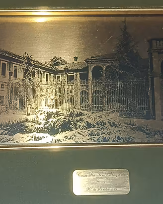 quadro con veduta villa storica Facheris