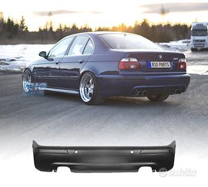 PARAURTI POSTERIORE BMW E39 LOOK M5 PDC DOPPIA USC