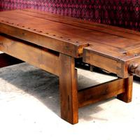 Banco da falegname in noce massello