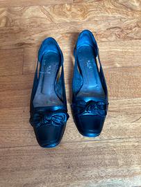 Ballerine ‘Le Walterine’ in pelle nera -n37