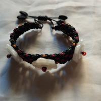 braccialetto artigianale con fiorellini vintage ap