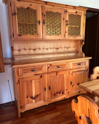 Set arredo in legno massiccio