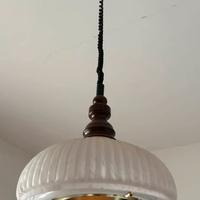 Lampadario vintage a neon.