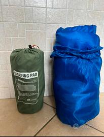 Set sacco a pelo e materassino