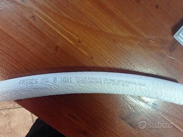 TUBO RAME RIVESTITO mm. 16x1  con pe 36 mm