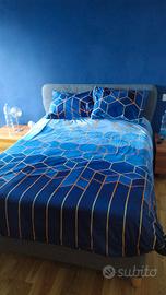 letto 140x190, con materasso alto  27cm