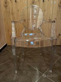 4 Sedie Kartell Louis Ghost