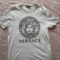 T shirt bianca Versace