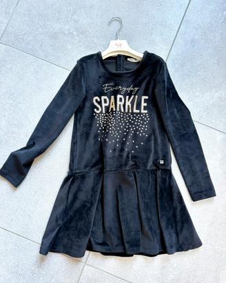 Vestito Original Marines velluto bambina 9/10 anni