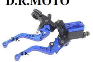 019 . KIT pompa freno frizione leva ERGAL CNC blu