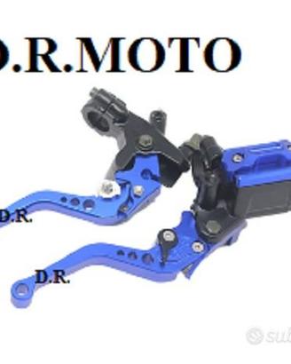 019 . KIT pompa freno frizione leva ERGAL CNC blu