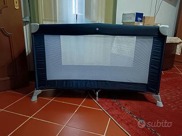 lettino camping +materassino e guanciale 