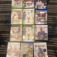 Collezione fifa per varie console