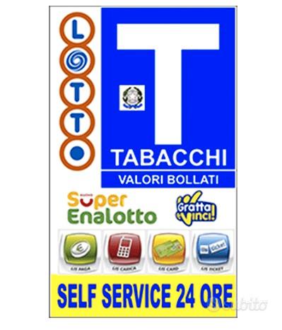 Centralissima tabaccheria completa con self 24