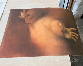 Dipinto crete su carta pergamena