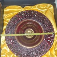 piatto in vetro di murano