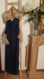 Vestito donna  cerimonia blu.