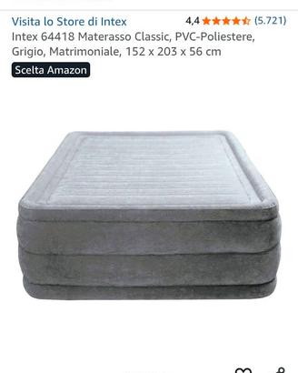 Materasso gonfiabile matrimoniale Intex