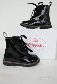 Anfibi bimba Eureka 21 – vera pelle verniciata