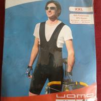 Pantaloncini da ciclista salopette da uomo