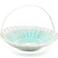 Cestino centrotavola Scoubidou anni 60 vintage