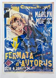 Mimmo Rotella, Fermata d'Autobus, Seridecollage