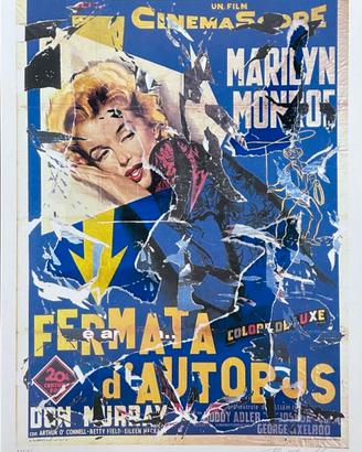 Mimmo Rotella, Fermata d'Autobus, Seridecollage