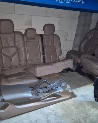 Interno In Pelle Biscotto Per Porsche Cayenne 2015