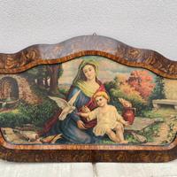 Quadro con Madonna del 1900