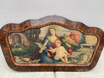 Quadro con Madonna del 1900